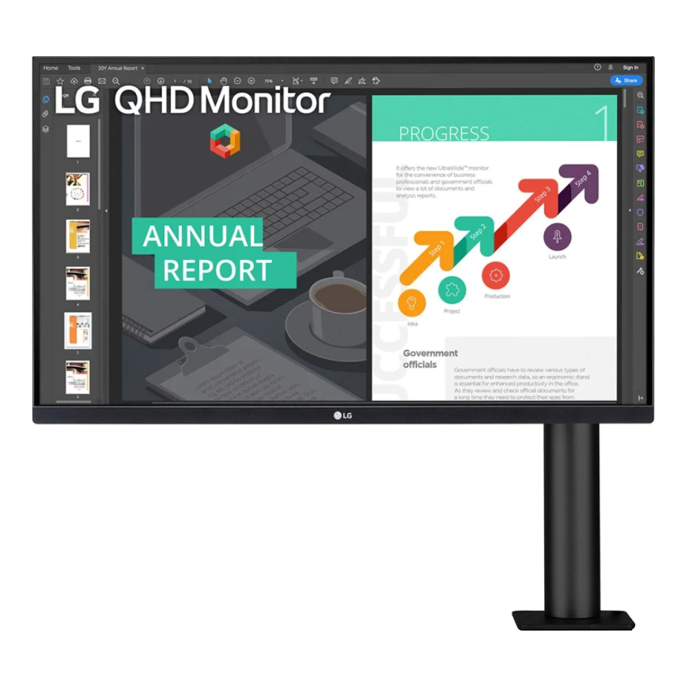 Quad HD IPS монитор LG Ergo 27 дюймов 27QN880-B