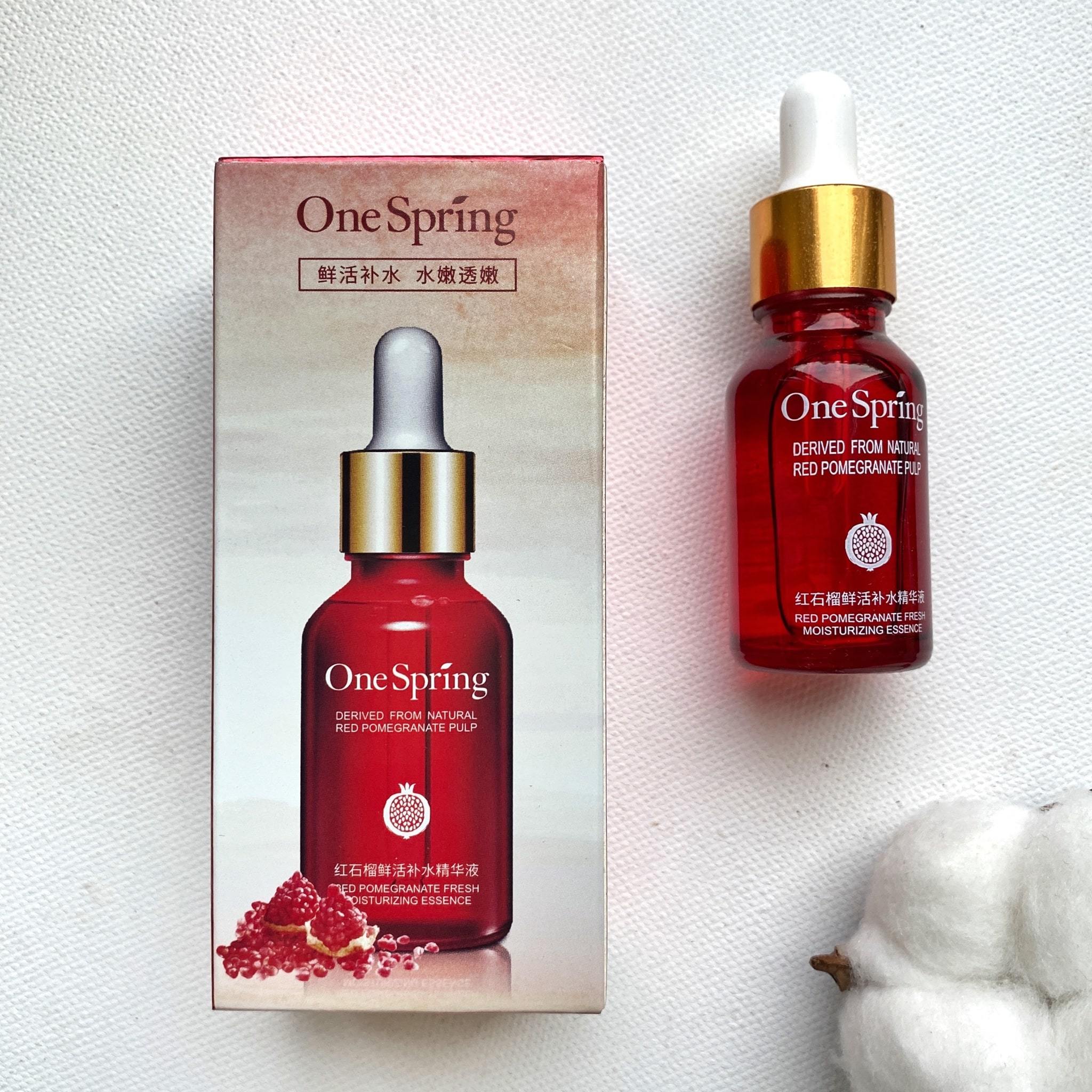 

Сыворотка с гранатом и гиалуроновой кислотой для лица ONE SPRING