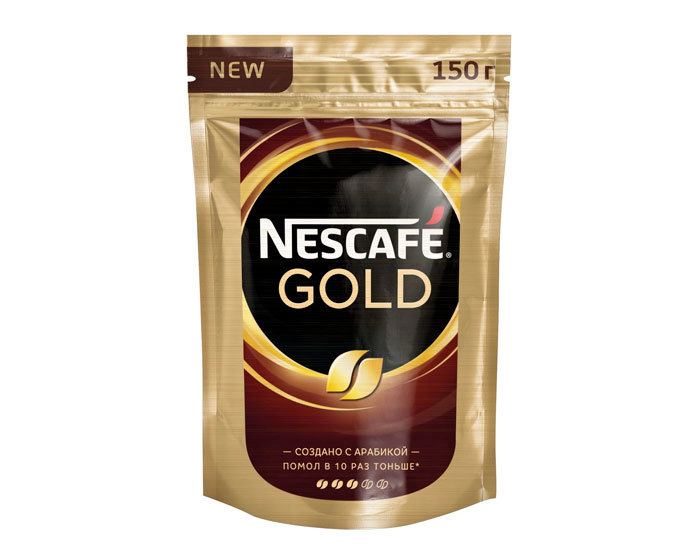 

Кофе растворимый Nescafe Gold, 150 г пакет (Нескафе)