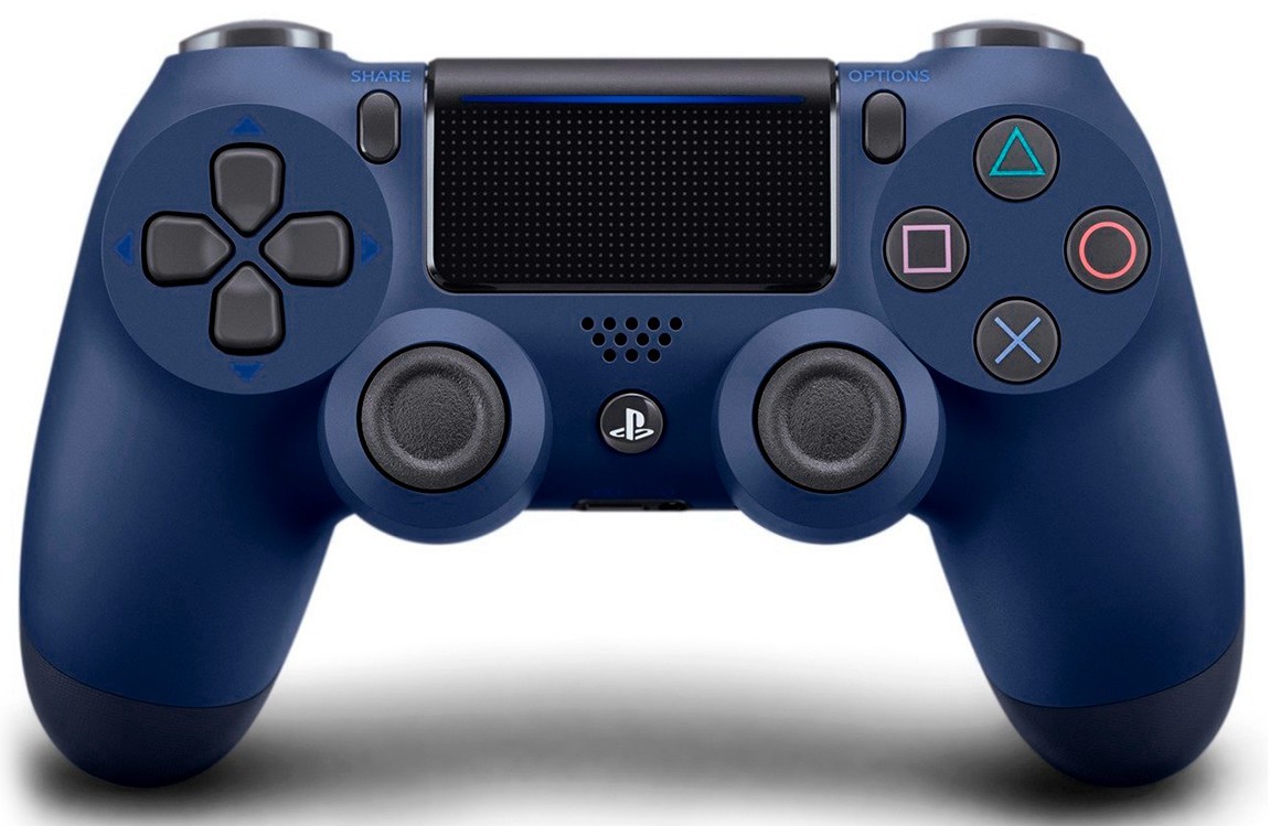 Джойстик беспроводной Dualshock 4 для PlayStation4 (Темно-синий)
