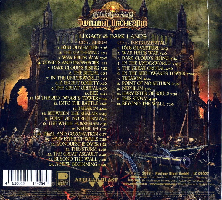 Blind Guardian / Twilight Orchestra-legacy Of The Dark Lands (ru)(2cd) -  Dvd, Vcd Players - AliExpress