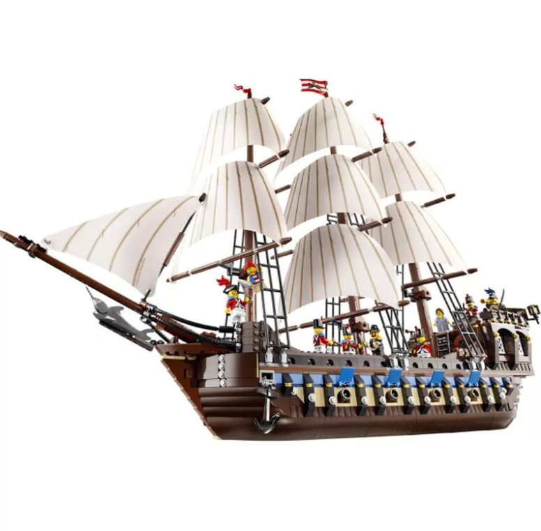 22001 MOC Pirate Ship Imperial warship Set Blocks Bricks 1717pcs 