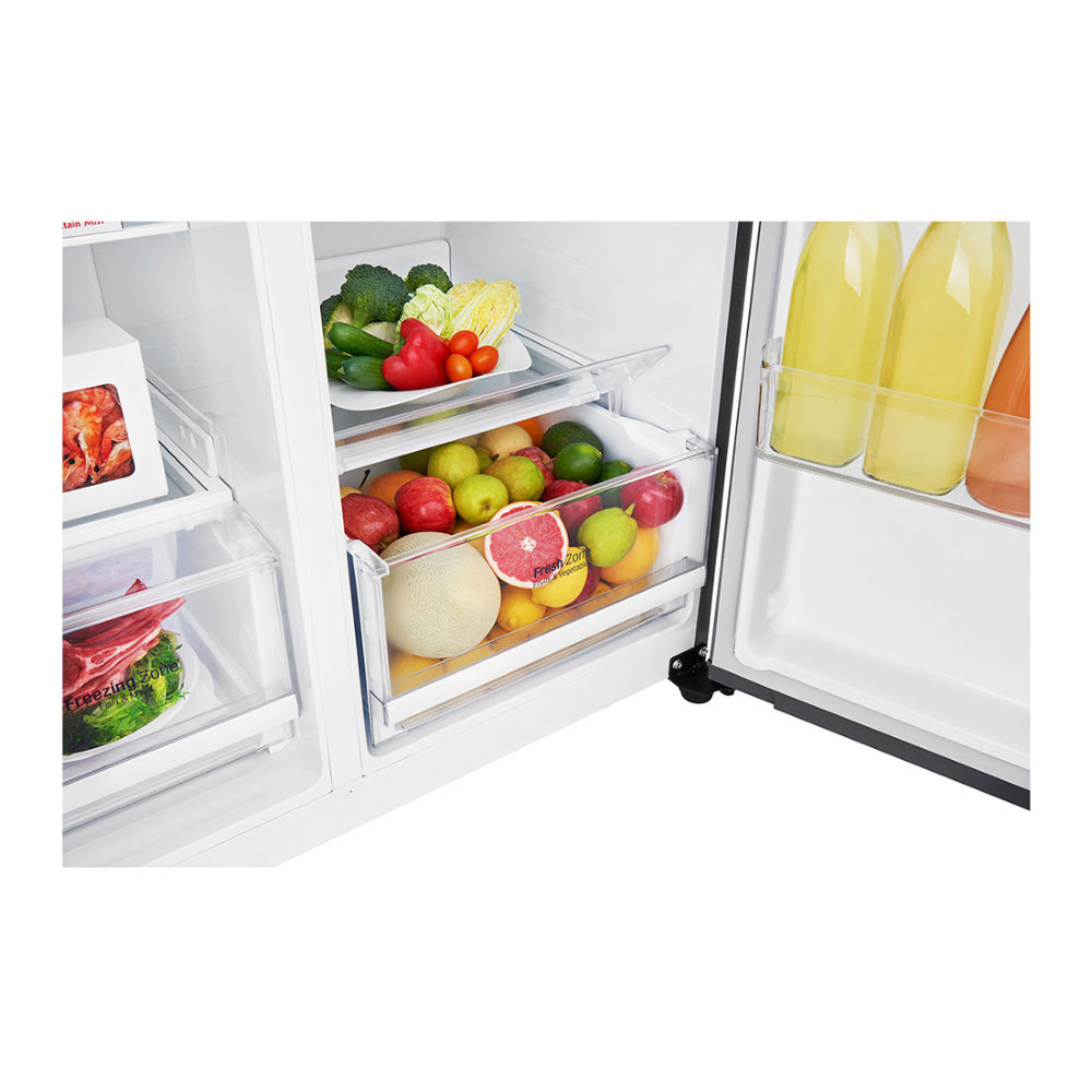 Холодильник LG Side-by-Side с инверторным линейным компрессором GC-B247JLDV фото 4