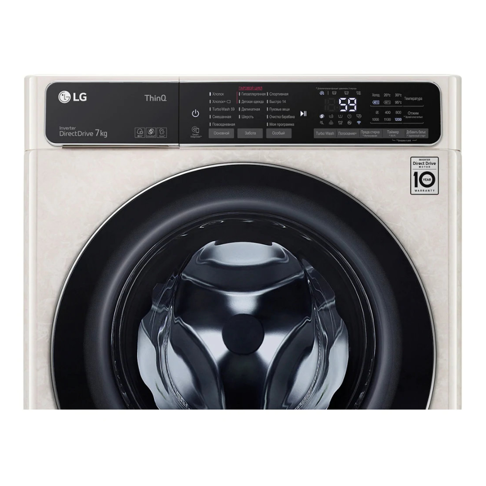 Узкая стиральная машина LG AI DD F2T9HS9B фото 6