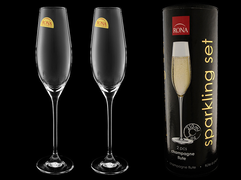 Набор бокалов для шампанского «Sparkling set», в тубусе