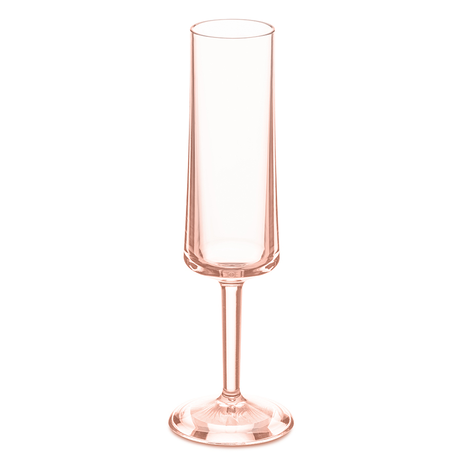 Бокал для шампанского Koziol Superglas CHEERS NO. 5, 100 мл, розовый