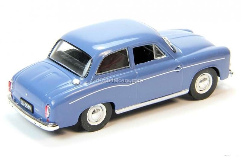 Syrena 102S blau weiß Blister 1:43 Altaya Modellauto