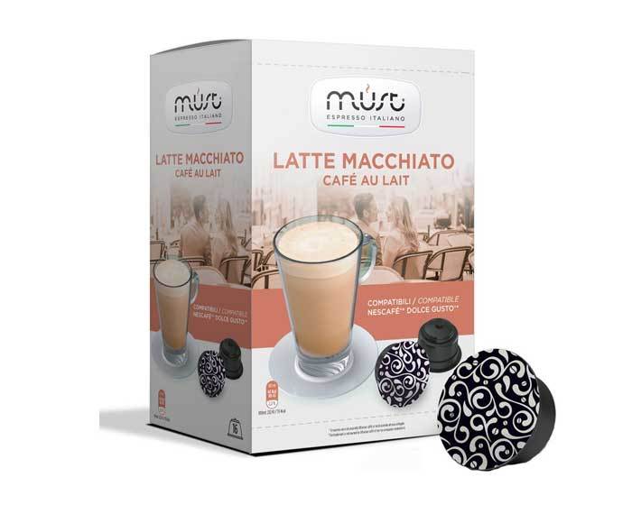 

Кофе в капсулах Must Latte Macchiato, 16 капсул для кофемашин Dolce Gusto (Маст)