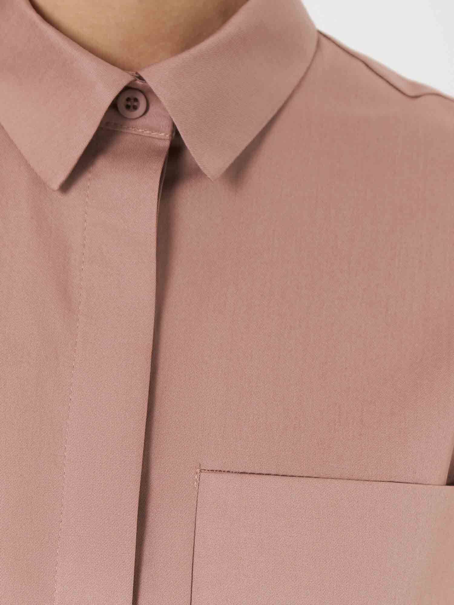 

Рубашка Sienna с втачным карманом, Розовый