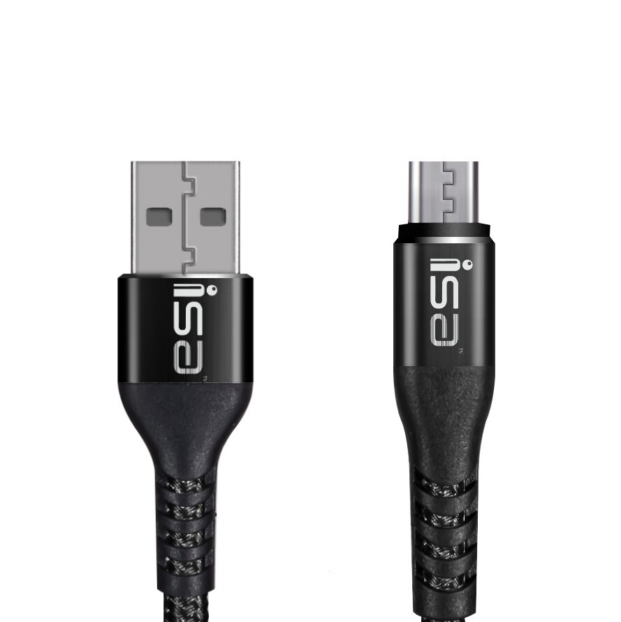 Кабель USB/Micro-USB 2.4А ISA DC-B01 100 см LUX (Черный)