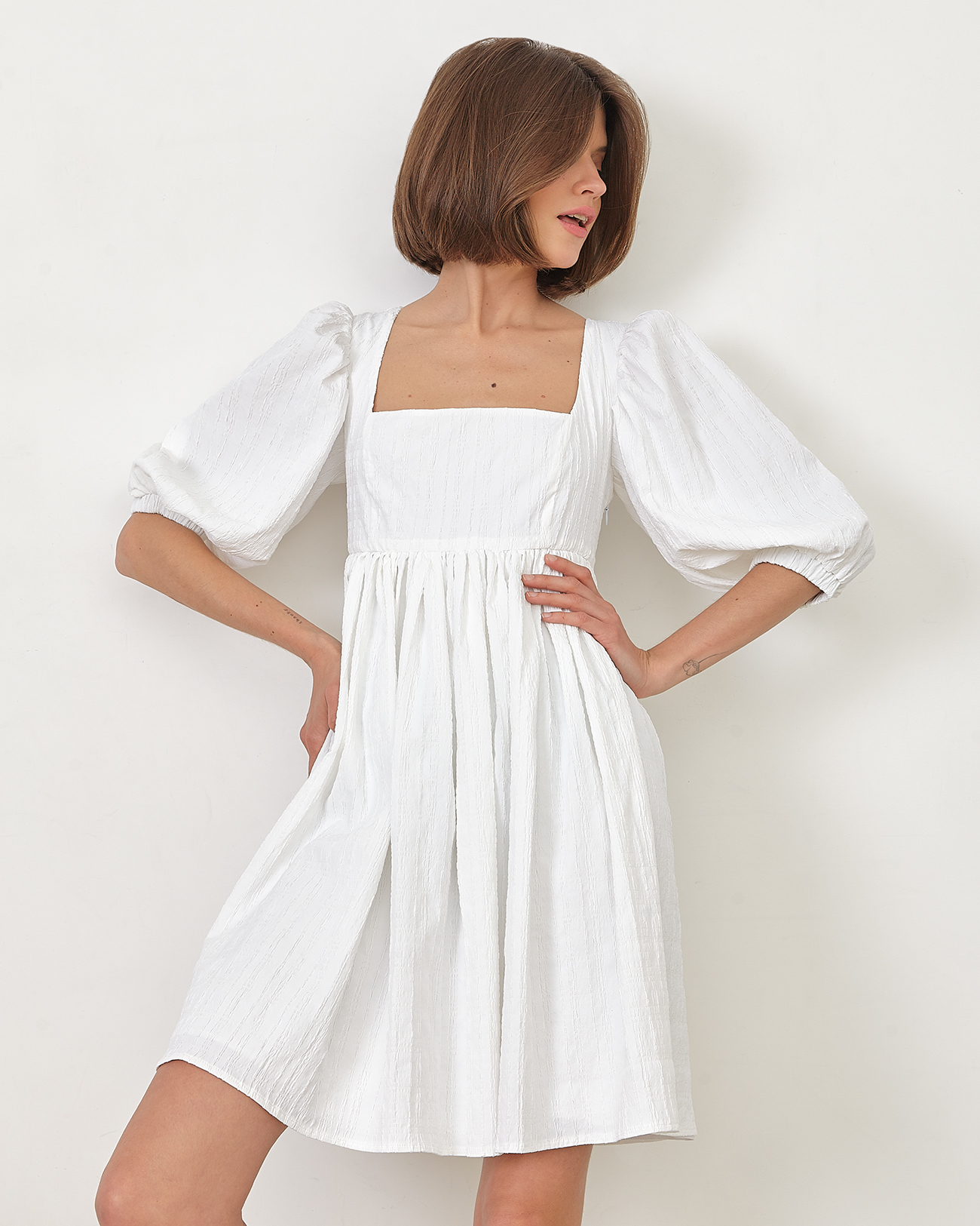 Платье белое Шеин