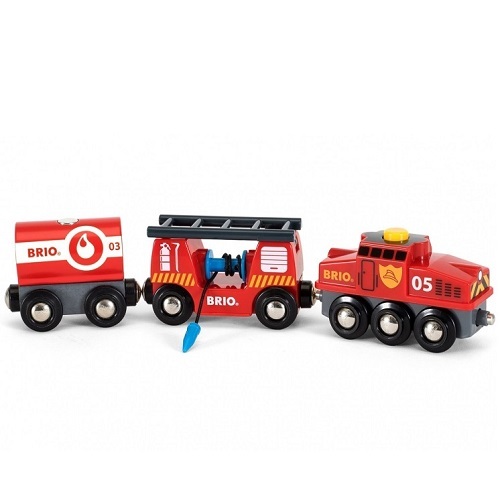 Пожарный поезд BRIO 33844 - Купить оригинальную деревянную ...