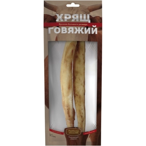 Деревенские лакомства для собак Классические рецепты Хрящ говяжий большой купить с доставкой в интернет-магазине зоогастроном.ру