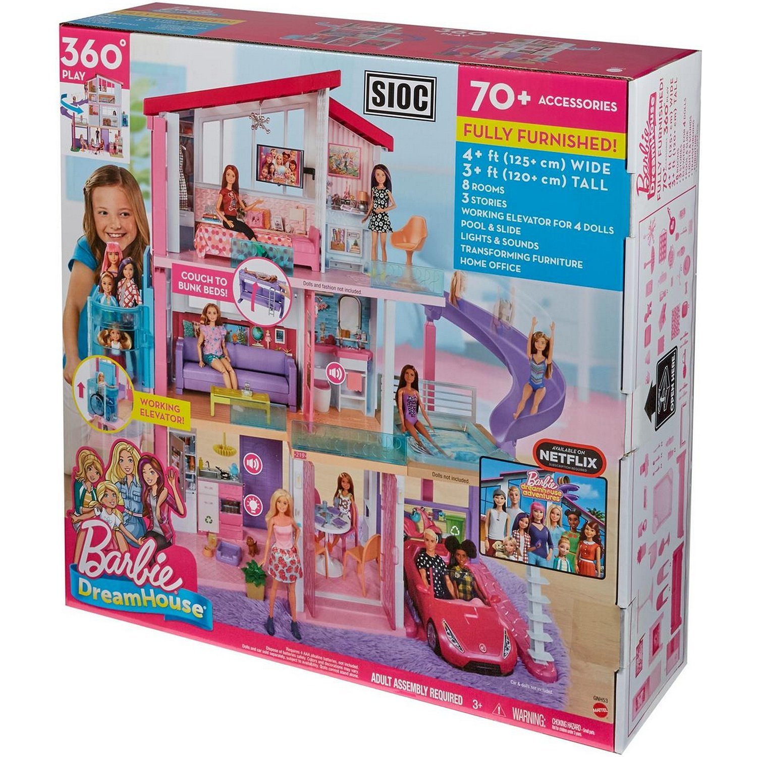 barbie gnh53 dreamhouse playset