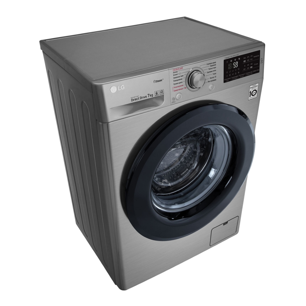Узкая стиральная машина LG с функцией пара Steam F2M5HS6S
