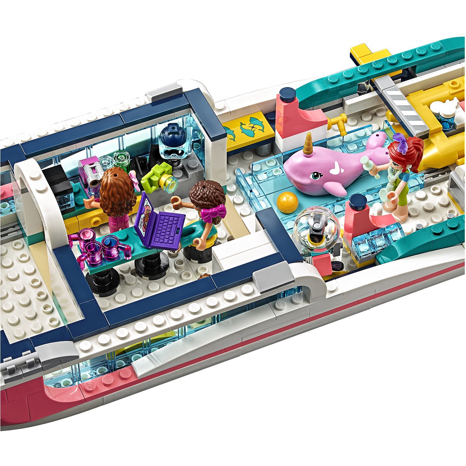 lego friends rescue mission boat 41381