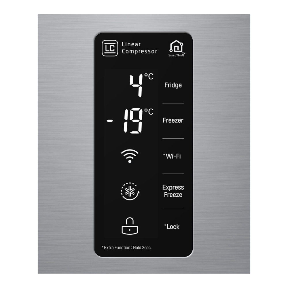 Холодильник LG Side-by-Side с инверторным линейным компрессором GC-B247SMDC фото 5