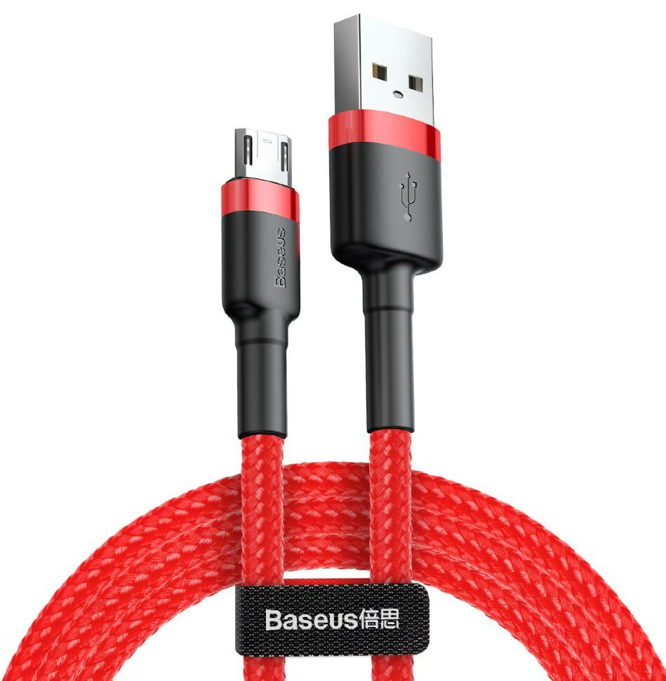 Кабель USB/Micro-USB 1.5A Baseus Cafule (CAMKLF-C09) 200 см (Красный)