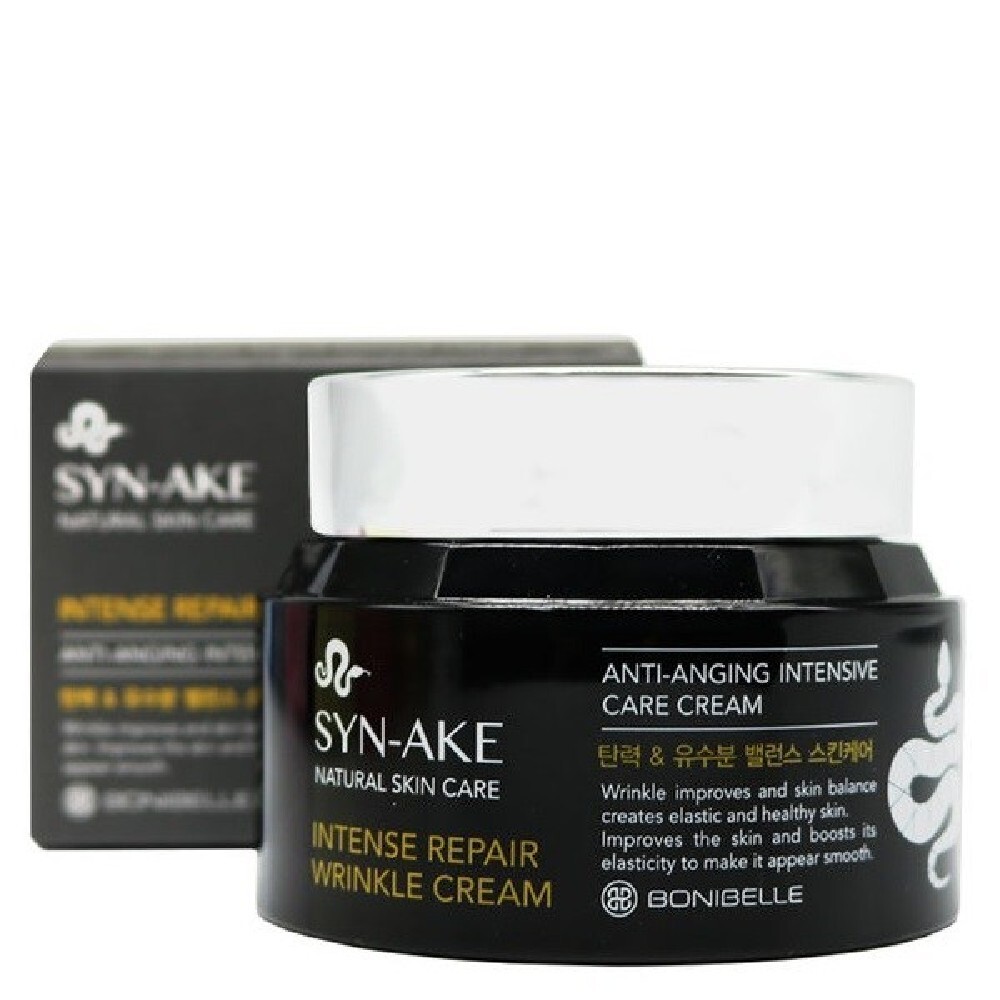 Антивозрастной крем с пептидом змеиного яда Bonibelle Syn-Ake Intense Repair Wrinkle Cream