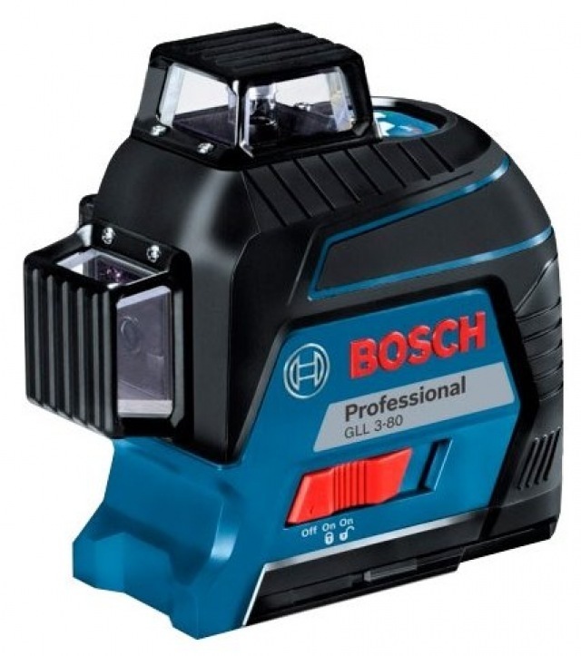 Лазерный уровень BOSCH GLL 3-80 Professional (0601063S00) - купить по выгодной цене | Интернет-магазин лазерных уровней и аккумуляторного инструмента