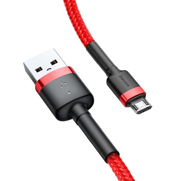 Кабель USB/Micro-USB 1.5A Baseus Cafule (CAMKLF-C09) 200 см (Красный)