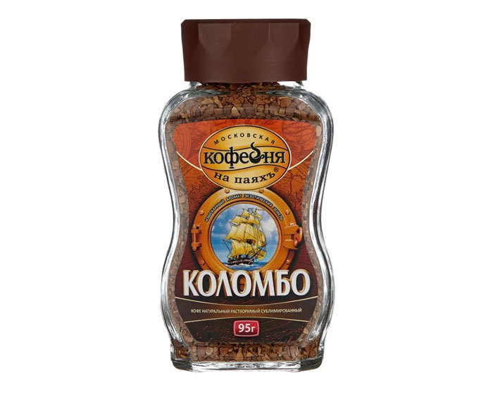 

Кофе растворимый Московская Кофейня на Паяхъ Коломбо, 95 г стеклянная банка