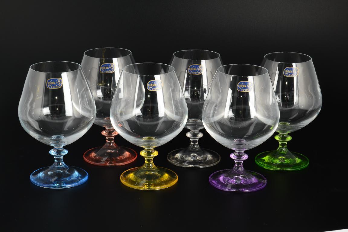 Набор цветных бокалов для бренди, 400 мл