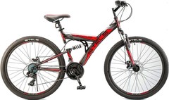Велосипед STELS Focus MD 21-Sp 26 V010 (2018) Чёрный/красный Велосипед STELS Focus MD 21-Sp 26 V010 (2018) Чёрный/красный