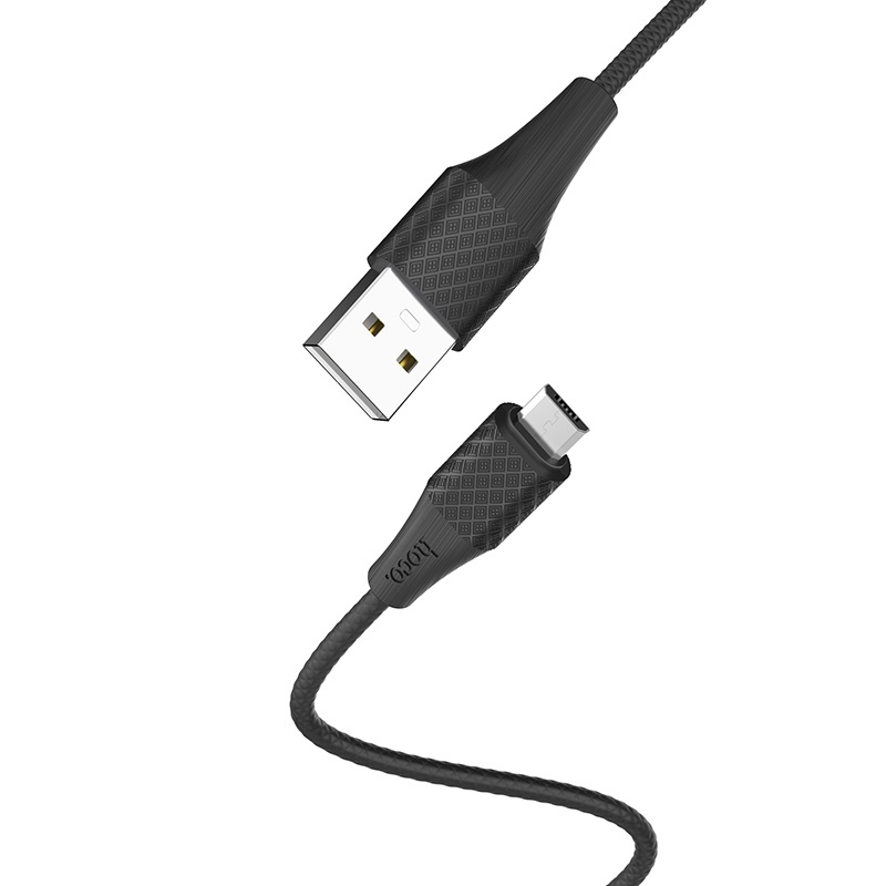 Кабель USB/Micro-USB 2А HOCO X32 100 см (Черный)