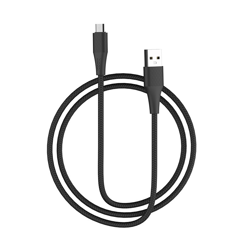 Кабель USB/Micro-USB 2А HOCO X32 100 см (Черный)