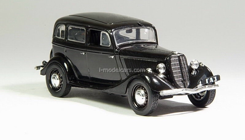 Model Cars 1 43 Gaz M1 Black Deagostini Auto Legends Ussr 34