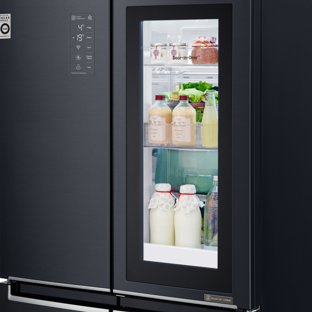Холодильник LG InstaView Door-in-Door GC-Q22FTBKL фото 6