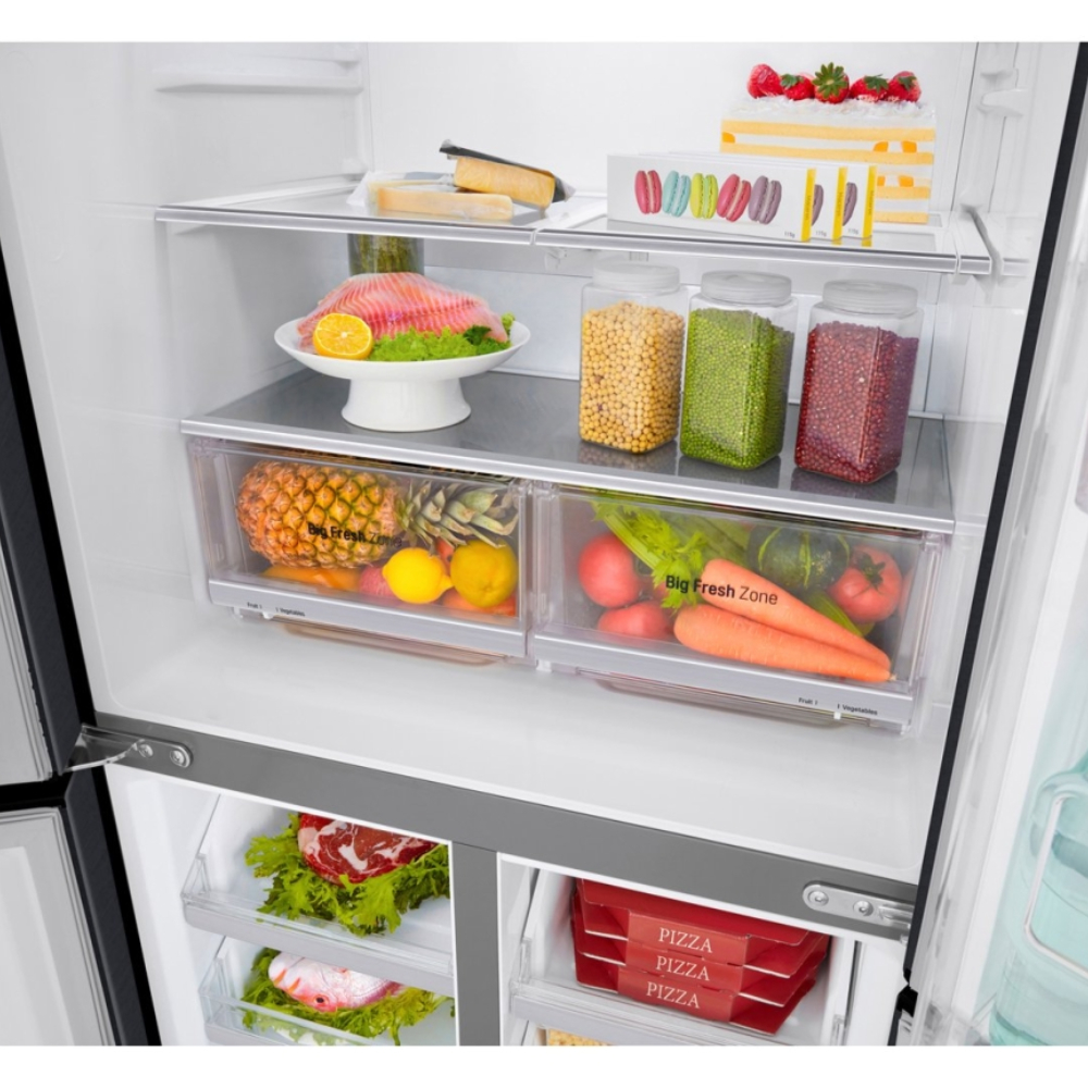 Холодильник LG InstaView Door-in-Door GC-Q22FTBKL фото 8