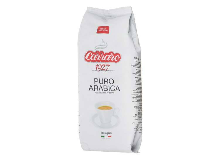 

Кофе в зернах Carraro Arabica 100%, 500 г (Карраро)