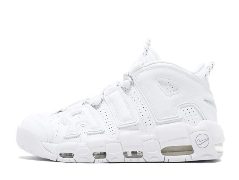 nike uptempo 96 triple white