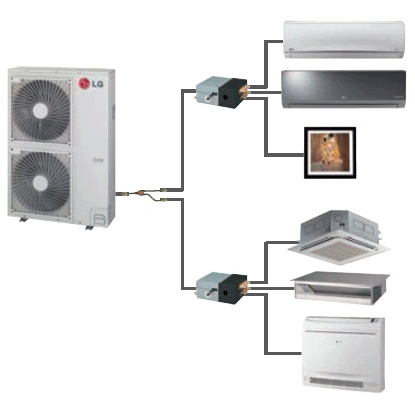 Двойной разветвитель для мульти сплит-системы LG Multi FDX PMBL5620 фото 2