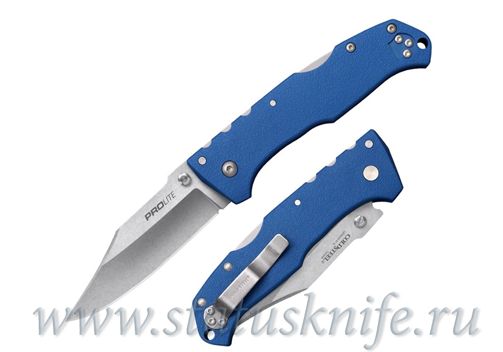 Нож Cold Steel Pro Lite Clip Point Blue GRN Handles