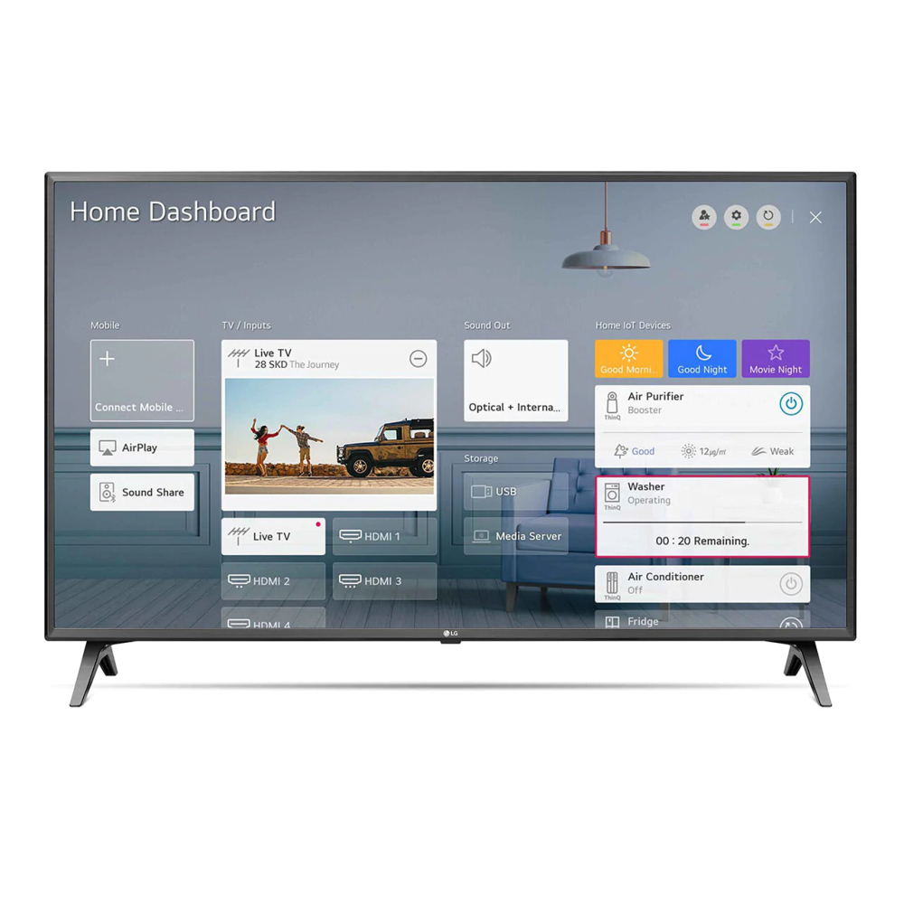 Ultra HD телевизор LG с технологией 4K Активный HDR 50 дюймов 50UN80006LC фото 6