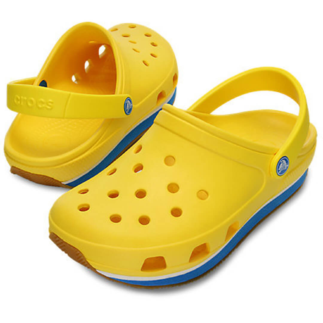 translucent crocs yellow