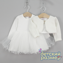 Платье 74-86 болеро (фактурная ткань)
