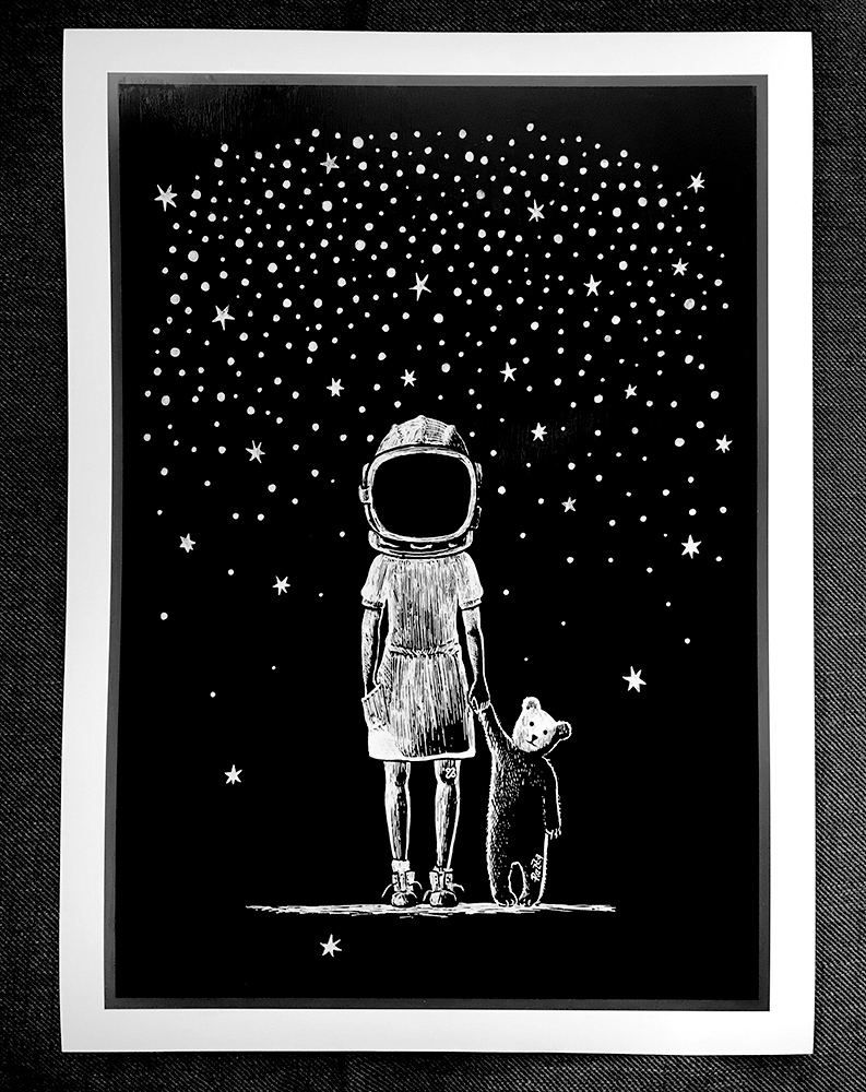 Cosmonautics Day (Glowing)
