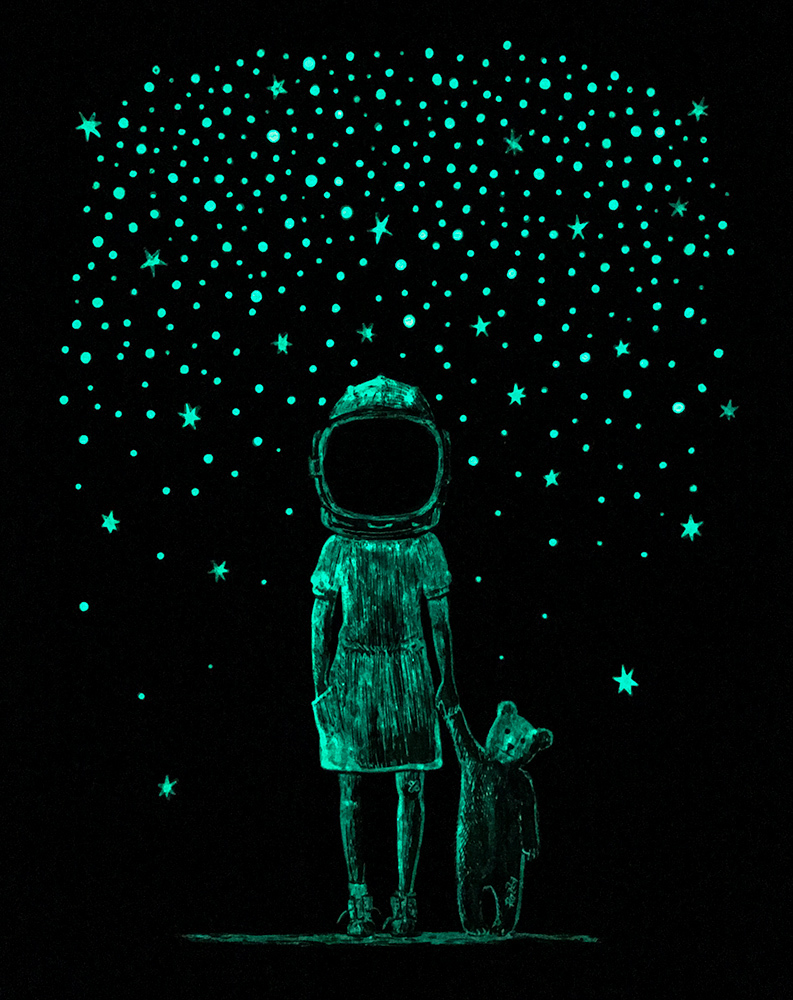 Cosmonautics Day (Glowing)