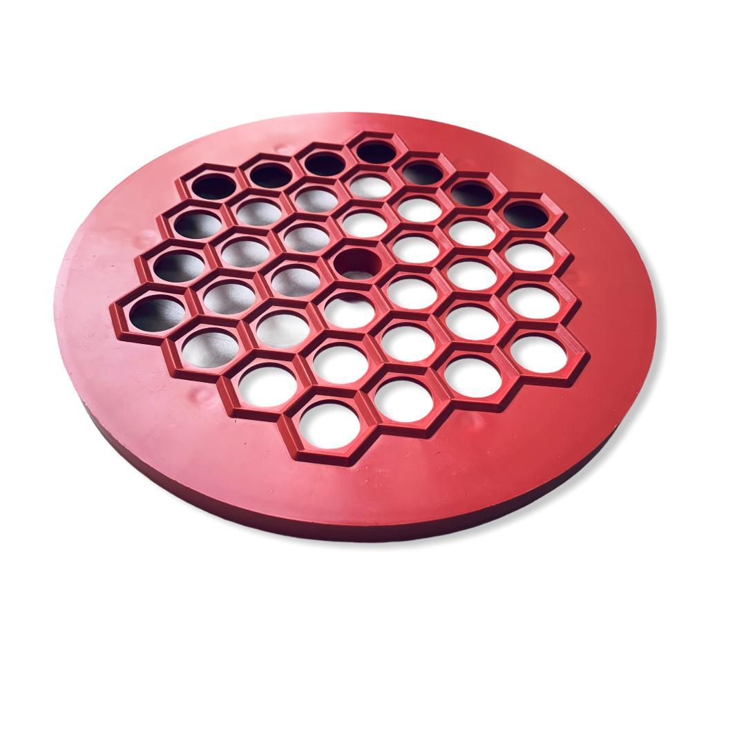 

Пельменница пластмассовая 37 ячеек 26 см Красная