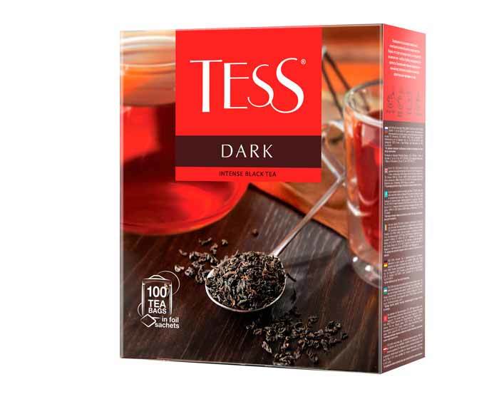 

Чай черный в пакетиках Tess Dark 100 пак/уп, 2 г (Тесс)