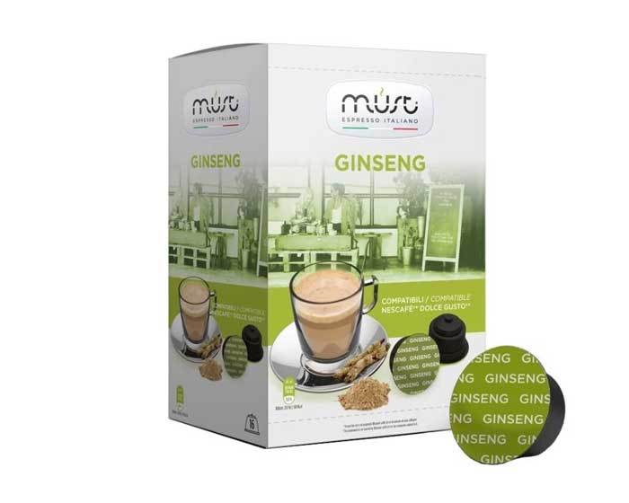 

Кофе в капсулах Must Ginseng, 16 капсул для кофемашин Dolce Gusto (Маст)