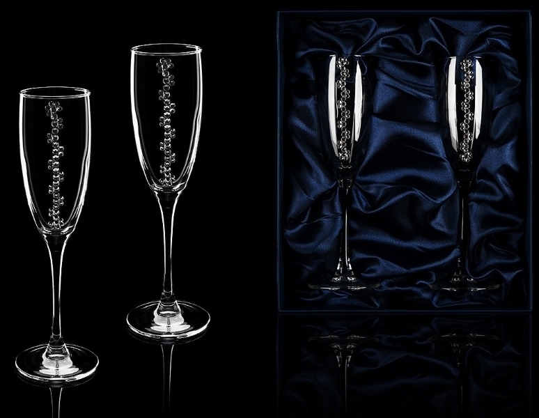 Подарочный набор бокалов для шампанского «Бриллиантовый»