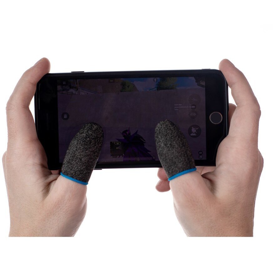 Напальчники для игры для pubg для телефона Чёрный с синим