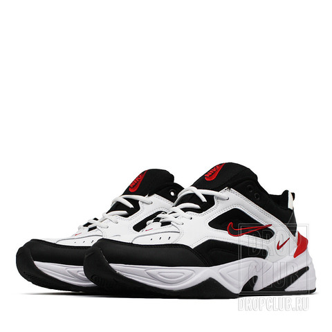 nike m2k tekno black red