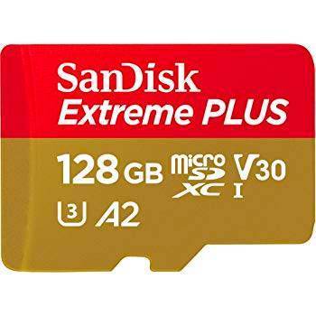

МicroSDXC 128GB SanDisk microSDXC Class 10 UHS-I A2 C10 V30 U3 Extreme Plus